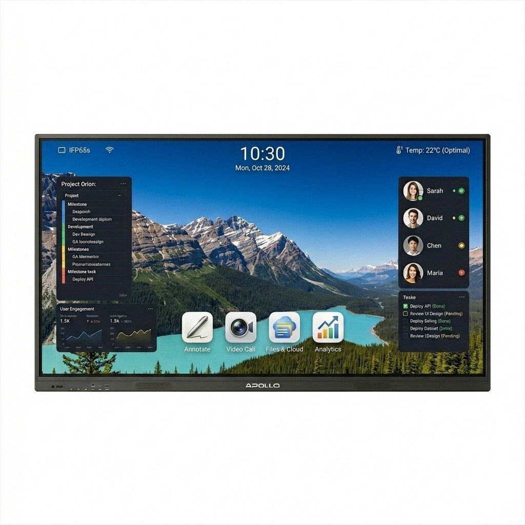 APOLLO AIP-7500X 75″ Interactive Flat Panel