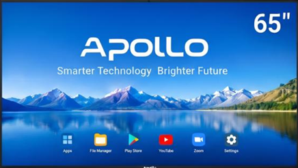 Apollo AT6502 65-Inch 4K UHD Digital LED Display with Android 14
