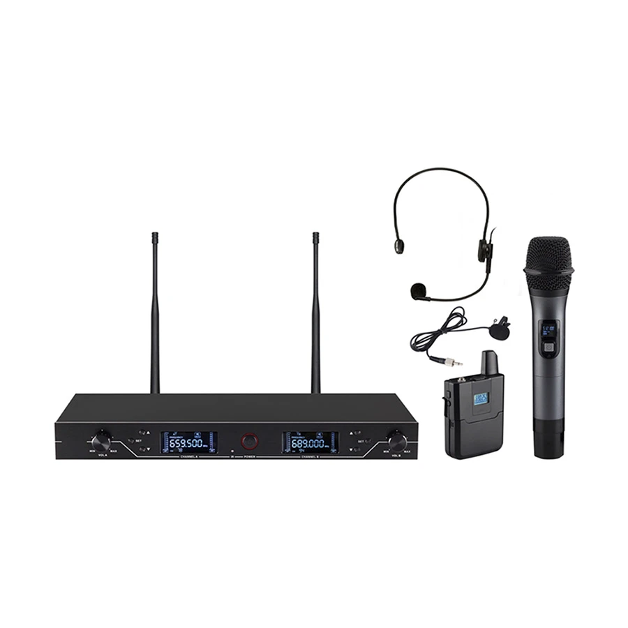 CMX WM-U200C Wireless Microphone System (1 Hand+1 Tie+1 Head )